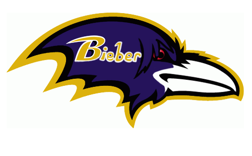 Baltimore Ravens Canadian Logos fabric transfer